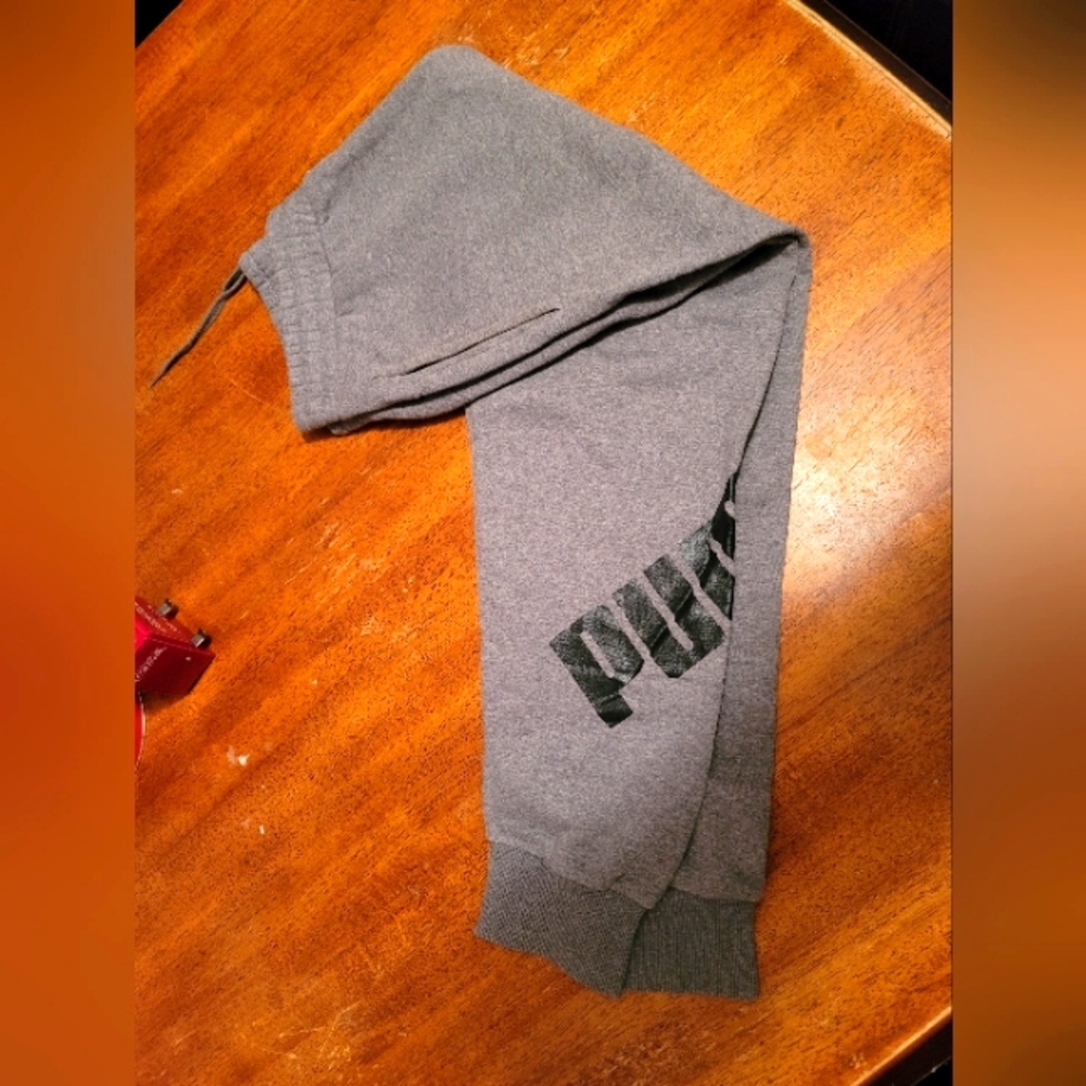 Men's puma joggers size large.